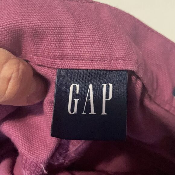 Gap high rise Cargo pants, mauve/ purple, 100% cotton. size 4P NWT - Picture 12 of 15
